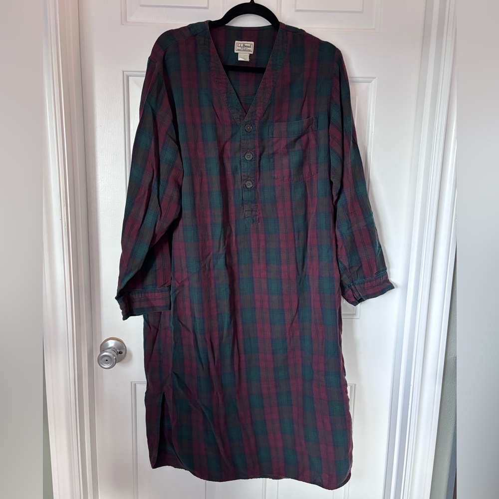 Vintage L.L. Bean Flannel Night Gown
